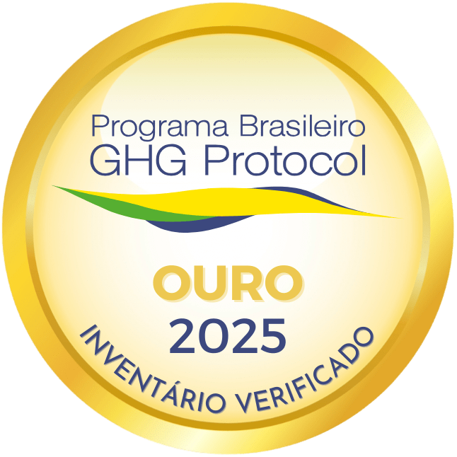 Selo Ouro no Programa Brasileiro GHG Protocol para o Inventário de Gases do Efeito Estufa